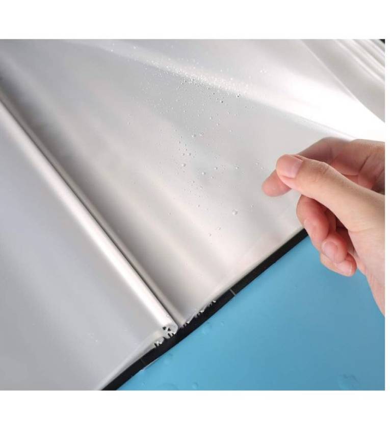 Porte-documents noir 100 pochettes A4 - Classeur de rangement avec couverture rigide | Organisation et Archivage Bureau